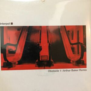 Interpol / Obstacle 1 Arthur Baker Remix 7inch EP