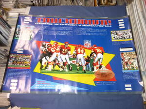 ◆100/(349)NFL　アメリカンフットボール　大型ポスター　TOUCHDOWN　