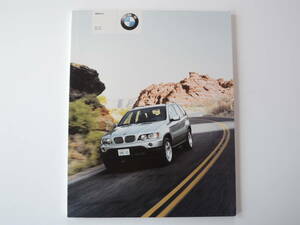 【カタログのみ】 BMW X5 初代 E53 3.0i 4.4i 2001年 厚口102P カタログ 日本語版