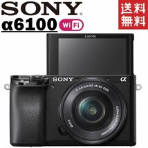 ソニー SONY α6100 ILCE-6100 レンズキット ブラック ミラーレス カメラ レンズ 中古_画像1