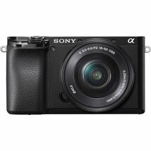 ソニー SONY α6100 ILCE-6100 レンズキット ブラック ミラーレス カメラ レンズ 中古_画像2