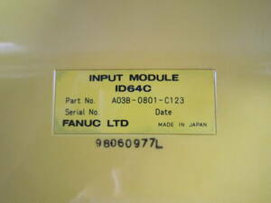 Входной модуль Fanuc ID64C A03B-0801-C123