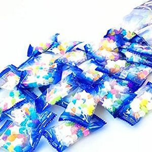 ■◆◇星型ラムネと金平糖 の 小袋 詰合せ 500g（約56袋） お菓子 お配りに 小分け 菓子 おやつ 配る イベント コンペ