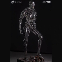 【玩具模型】Cinemaquette Life Size Genisys Endoskeleton Terminator T-800 ターミネーター 樹脂 模型限定版コレクション高さ198ｃｍ E96_画像1