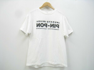 KINASHI CYCLE 木梨サイクル PIN-PON Tシャツ ホワイト 白 サイズM