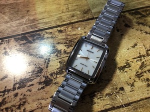  excellent degree solar CITIZEN Citizen REGUNO Regno E031 SOLAR-TECH silver × white men's wristwatch 