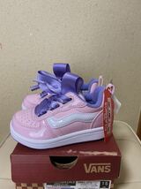 Vans V2003K RBN.LACE LENG(15-22) pink/lavander 15cm_画像3