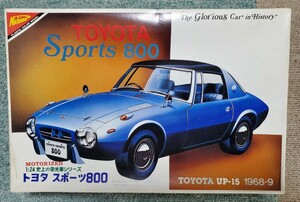 [旧車プラモデル・未使用]NICHIMO製 トヨタ スポーツ800 1/24