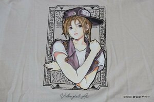 電影少女　山口夏美　グレー　Tシャツ　L　メンズ　ビデオガール　バックプリント　桂正和　新品 未使用　