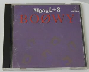 【同梱可】BOOWY ボウイ　MORAL+3　CD アルバム 氷室京介 布袋寅泰 ☆