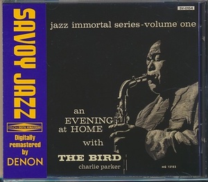 CD●チャーリー・パーカー/An Evening at Home with the Bird　国内プレス 帯付