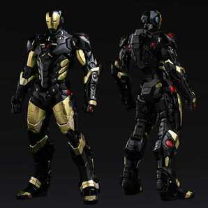 千値練 RE:EDIT IRON MAN #06 MARVEL NOW! ver. BLACK X GOLD アイアンマン 新品 絶版 マーベル アベンジャーズ アメコミ