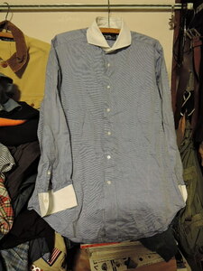 2104日本製メーカーズシャツMaker's Shirt KAMAKURA鎌倉クレリック ワイドスプレット綾織！？ツイル！？ シャツ ドレス 
