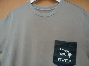 即決　ハワイ　RVCA　Ｔシャツ　茶色　Ｍ 