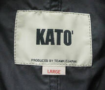 カトー KATO`：ナイロン ジャケット 紺 L （ デニム ブルゾン KATO` Men's NYLON Jacket L Navy _画像4