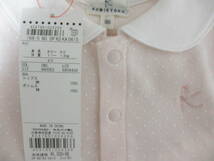 新品 ￥5500 組曲 クミキョク Kumikyoku 2点 セットアップ チュニック ワンピース パンツ ブルマ 女の子 90cm ベビー 出産祝い ピンク 白_画像10