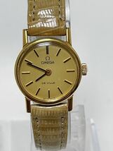 T352 美品　OMEGA オメガ DE VILLE デビル ゴールド クォーツ 時計 腕時計 レディース　手巻き_画像1