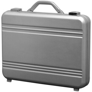  aluminium attache case M size B4 size correspondence silver light weight model laptop storage possibility business bag briefcase 