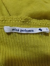 ミナペルホネン mina perhonen (mina) カーディガン - イエローグリーン レディース 長袖/ウール トップス_画像3