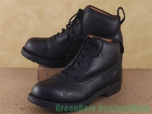 M527* Vintage original leather short boots is good taste black black lady's 26. about 