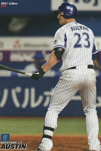 カルビー 2021プロ野球チップス第1弾 058 T.オースティン（DeNA） レギュラーカード