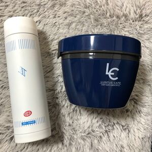 ステンレス保温 カフェ丼ランチ JO1 スリムサーモステンレスボトル お弁当箱 水筒