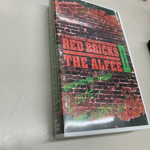 N4354【アンティーク】VHSテープ THE ALFEE 1995年　RED BRICKS Ⅱ