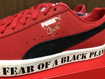 20年製 Def Jam 35th PUMA CLYDE PUBLIC ENEMY プーマ クライド パブリックエネミー HIPHOP【374539-01】HIGH RISK RED レッド 赤 US8.5_画像4