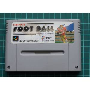 スーパーファミコン カートリッジ : ULTIMATE FOOTBALL SHVC-UF