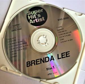 【CD】BRENDA LEE ブレンダ・リー / スーパーヒッツアーティスト DISK.1【ディスクのみ】@WCD-10