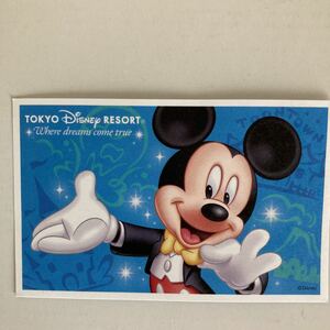 使用済　ミッキーマウス柄　東京ディズニーシー 1day パスポート ②