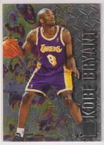 NBA KOBE BRYANT 1996-97 Fleer Metal BASKETBALL ROOKIE CARD No.181 LOS ANGELES LAKERS コビー ブライアント レイカーズ ルーキーカード