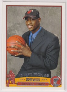 NBA DWYANE WADE 2003-04 Topps No. 225 ROOKIE CARD BASKETBALL MIAMI HEAT ドウェイン・ウェイド ルーキーカード マイアミ ヒート