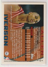 NBA ALLEN IVERSON 1996-97 Topps No. 171 ROOKIE CARD BASKETBALL 76ers アレン・アイバーソン ルーキーカード トップス_画像2