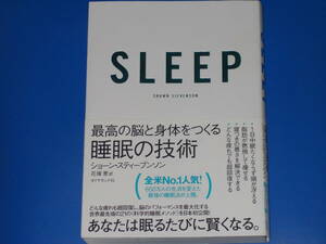 SLEEP 最高の脳と身体をつくる睡眠の技術★あなたは眠るたびに賢くなる。★ショーン・スティーブンソン★花塚 恵 (訳)★ダイヤモンド社★