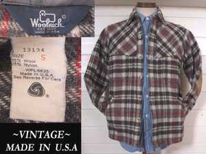 70s80sビンテージ 三角タグ WOOLRICH マッキーノJACKET ハンティング USA アメリカ製 ウールリッチVINTAGE マッコイズ FILSON ウエアハウス