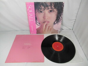 KN2326/LP/レコード/松田聖子/SQUALL/帯付き/ライナー付き/中古品/