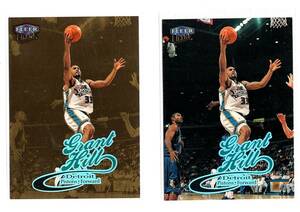 NBA 98-99 Fleer ULTRA GRANT HILL グラント・ヒル　ゴールド＆レギュラー2枚セット　新品ミント状態品