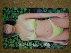 yuuka* Yuuka lik route car sensor bikini swimsuit telephone card 