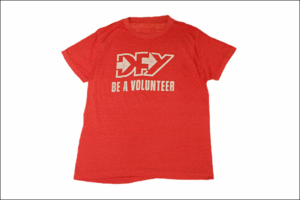 70's～ Unknown Tシャツ DFY BE A VOLUNTEER ボランティア 両面プリント ビンテージ ヴィンテージ USA 古着 オールド IB1071