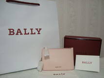 即決☆新品箱付き☆BALLY バリー☆カード入れ☆コインケース☆財布☆ピンク_画像1