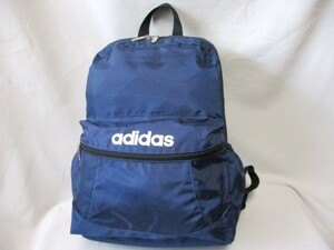 【N550】adidas/アディダス◇リュックサック　NV　背当てクッション付　H43cm