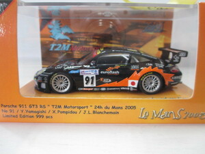 新品　1/43　ミニチャンプス　ポルシェ　911　GT3　RS　24ｈ　ルマン　2005　絶版