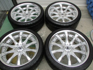 P95/4本セット!!245/35ZR19 93W 2本・275/30ZR19 96Ｗ 2本 アルミ&WORK ホイール セット 同梱不可