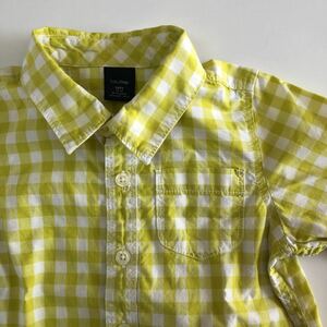 GAP キッズ チェックシャツ 長袖シャツ 90cm