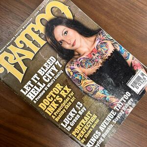 B0328 「TATTOO FLASH TATTOO MAGAZINE」 タトゥー 古本　雑誌　マガジン 刺青