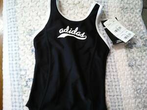  rare rare * Adidas * One-piece high leg swimsuit size 120 black tag equipped 