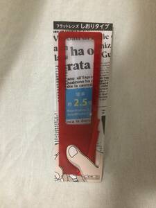  Flat lens book mark . type reading for magnifying glass approximately 2.5 times approximately 3.6×14. light insect glasses magnifier red sending 63