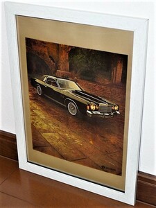 1974年 USA '70s 洋書雑誌広告 額装品 Chrysler Cordoba クライスラー コルドバ ( A4size・A4サイズ ）