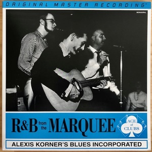 LP#ROCK/ALEXIS KORNER'S BLUES INCORPORATED/R&B FROM THE MARQUEE/MOBILE FIDELITY MFSL 1-265/US record 96 year limitation height sound quality record 200G weight record beautiful goods 